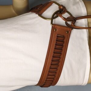 Gorgeous Thick Leather Cartridge Belt
